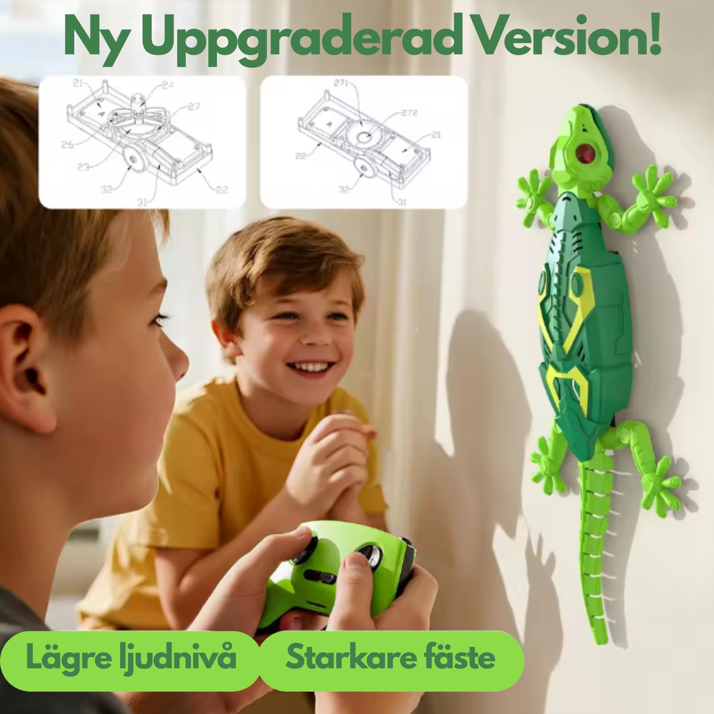 Väggödlan - Ett klätteräventyr i varje rum